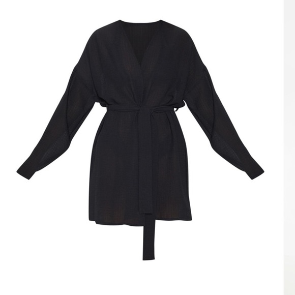 Black Beach Kimono Size 8 US - Picture 3 of 4